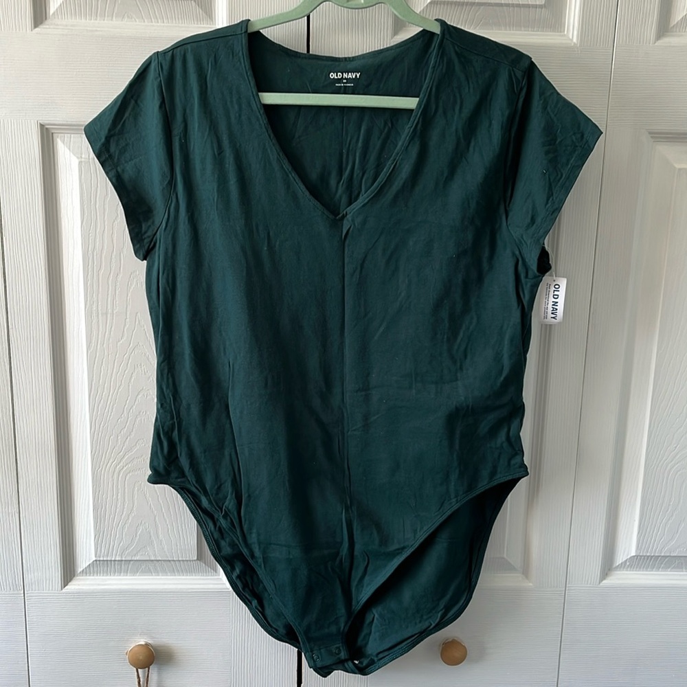 Emerald green body suit